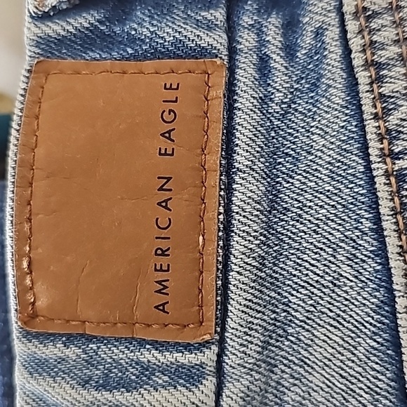 American Eagle Stretch Women's Curvy 90s Straight Size Waist 16 flat - Picture 6 of 7